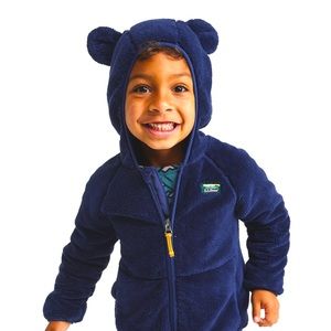 Toddlers' L.L.Bean Hi-Pile Fleece Jacket in Navy 2T